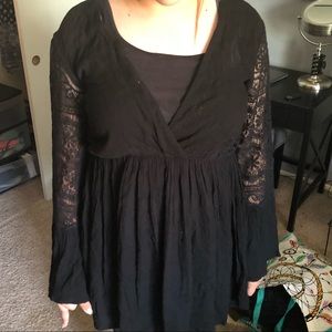 VOLCOM black lace dress